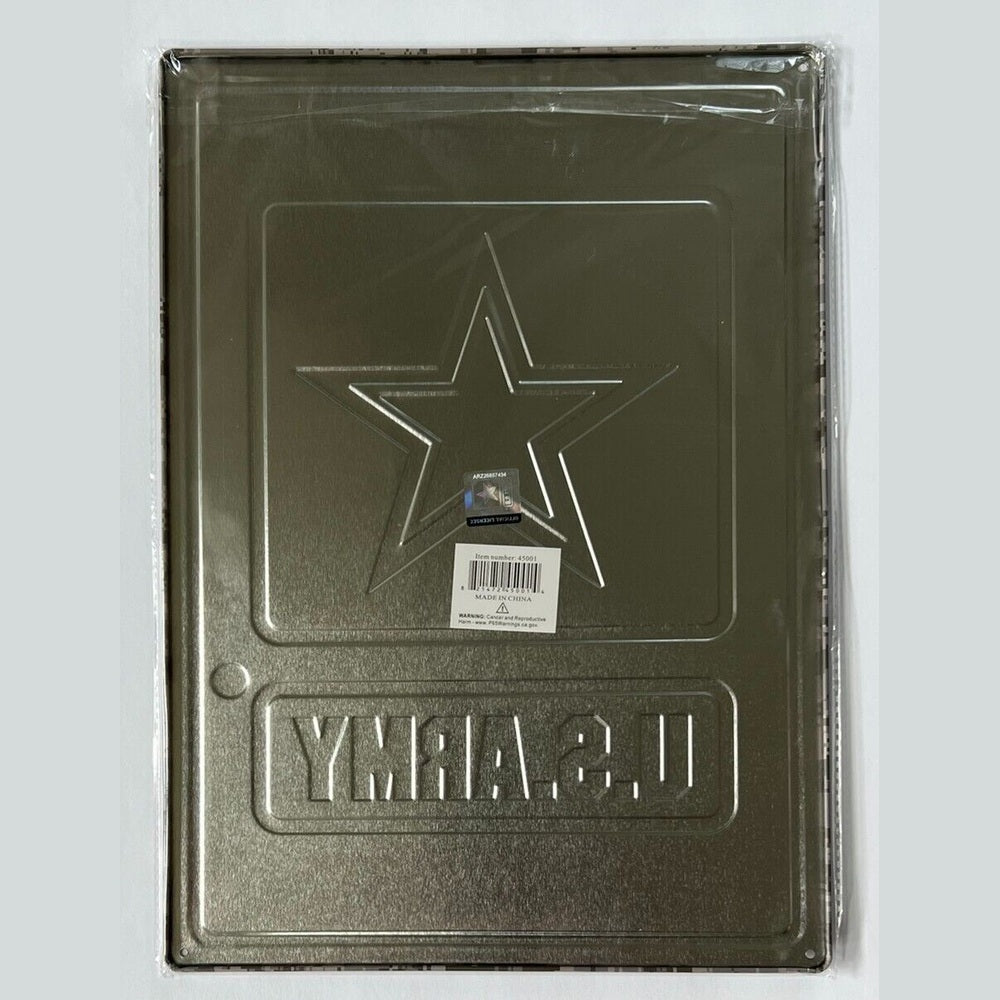 U.S. Army Licensed Novelty Hem Wrapped Embossed Sign 17" x 12" NEW! Home & Garden:Home Décor:Plaques & Signs Style Your Walls